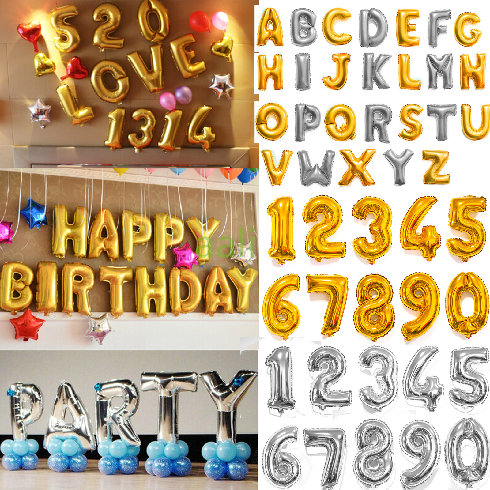 mt_gallery:Globos Gigantes Metalicos de Letras y Numeros