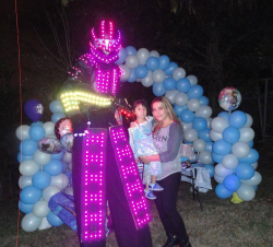 Show de Robot con Luces LED