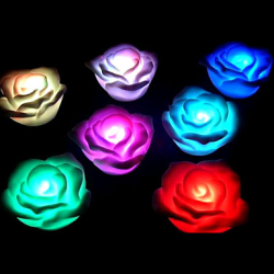 Rosa con Luz Led