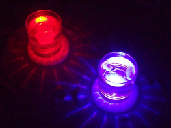 Portavasos con Luz