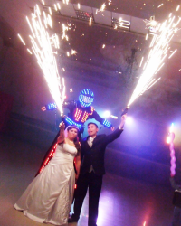 Show de Robot con Luces LED
