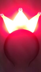 Diadema de Reina con Luz LED