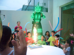 Show de Robot con Luces LED