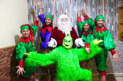 Santa Claus para entrega de regalo