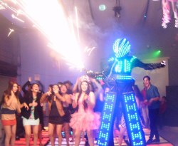 Show de Robot con Luces LED