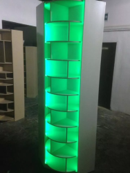 Zapatera Giratoria con Luces LED