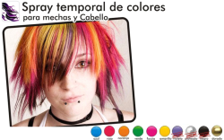 Spray de Colores para Cabello