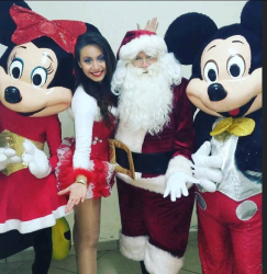 Santa Claus para entrega de regalo