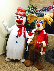 Santa Claus para entrega de regalo