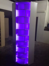 Zapatera Giratoria con Luces LED