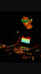 Parche Audioritmico con Luz Led