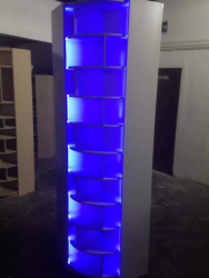 Zapatera Giratoria con Luces LED