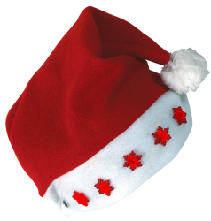 Gorro de Navidad con Luz Led