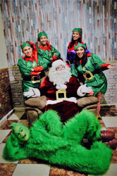 Santa Claus para entrega de regalo