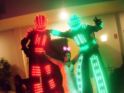 Show de Robot con Luces LED